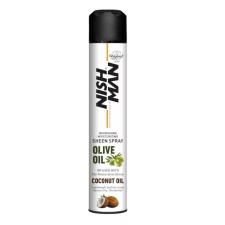 Nish Man Olive Oil - Coconut Oil tápláló hajfény spray, 400ml hajápoló szer