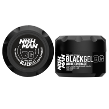 Nishman Hair Styling Black Gel (White Coverage) 300ml hajformázó