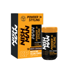 Nishman White Coverage + Styling &amp; Mattifying Volume Powder CP 20g hajformázó