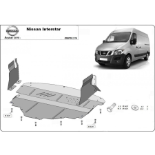  Nissan Interstar, 2010-2018 - Motorvédő lemez autóalkatrész