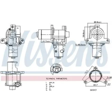 Nissens AGR-szelep 98183 autóalkatrész
