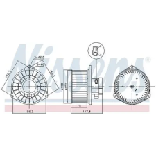 Nissens Utastér-ventilátor 87531 autóalkatrész