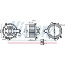 Nissens Utastér-ventilátor 87616 autóalkatrész