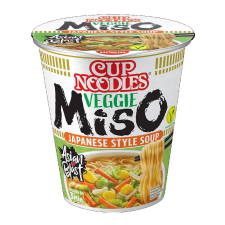  Nissin Cup Noodles - Veggie Miso alapvető élelmiszer