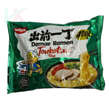  Nissin Demae Tonkotsu Sertéshús íz 100g tészta