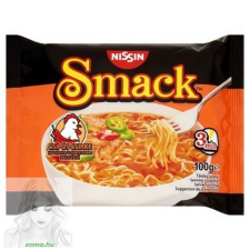 Nissin Smack Instant Tésztaleves Csípős Csirke Ízesítéssel 100 G alapvető élelmiszer