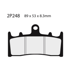 Nissin Street Félfémes Fékbetétek - 2P-248NS egyéb motorkerékpár alkatrész