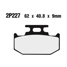 Nissin Terepjáró Félmetál Fékbetétek - 2P-227GS egyéb motorkerékpár alkatrész