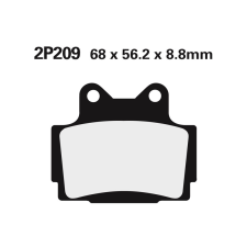 Nissin utcai fél-fémes fékbetétek - 2P-209NS egyéb motorkerékpár alkatrész