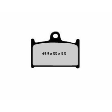 Nissin utcai fémbetétes fékbetétek - 2P-208NS egyéb motorkerékpár alkatrész