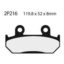 Nissin Utcai Fémbetétes Fékbetétek - 2P-216NS egyéb motorkerékpár alkatrész