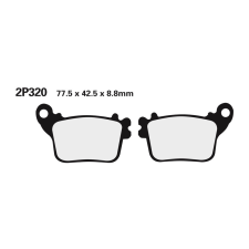 Nissin Utcai/Terepjáró Szinterelt Fékbetétek - 2P-320ST egyéb motorkerékpár alkatrész