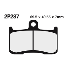 Nissin utcai/terepjáró szinterelt fém fékbetétek - 2P-287ST egyéb motorkerékpár alkatrész