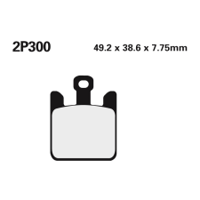 Nissin utcai/terepjáró szinterelt fémbetétek - 2P-300ST egyéb motorkerékpár alkatrész