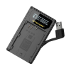Nitecore Canon LP-E6/ LP-E8 Dupla-Töltő - QC USB-C Charger (UCN1)