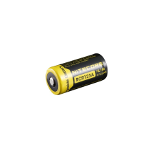 Nitecore RCR123A 3,7V 650 mAh akkumulátor elemlámpa
