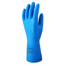  NITRIL KÉK VEGYSZERÁLLÓ KESZTYŰ,32CM/0,22MM,SIMA BELSŐ_7