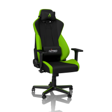 Nitro Concepts S300 Gamer szék - Fekete/Zöld (Atomic Green) forgószék