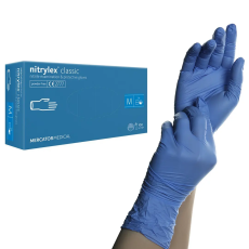  Nitrylex Classic nitril gumikesztyű kék M