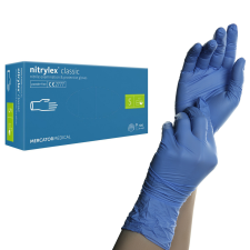  Nitrylex Classic nitril gumikesztyű kék S védőkesztyű