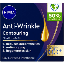 Nivea Anti-Wrinkle Contouring 65+ Night Cream 50 ml bőrápoló szer