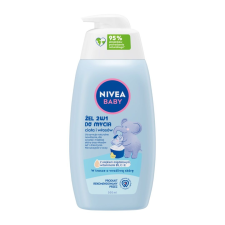 Nivea Baby 2 az 1-ben Test és Hajmosó Gél, 500 ml babafürdető, babasampon