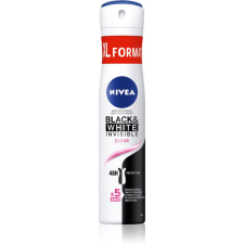 Nivea Black & White Invisible Clear izzadásgátló spray hölgyeknek 200 ml dezodor