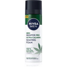 Nivea Men Sensitive Hemp borotválkozási hab kender olajjal 200 ml borotvahab, borotvaszappan