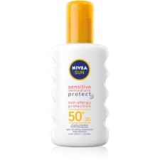 Nivea Sun Protect & Sensitive napvédő spray SPF 50+ 200 ml naptej, napolaj