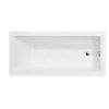NIWELL Luxury BESCO MODERN fényes fehér színű akril egyenes kád 170x70