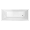 NIWELL Luxury BESCO OPTIMA fehér színű akril egyenes kád 140x70