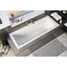 NIWELL Luxury NIWELL Wave slim egyenes kád 160x80 kád, zuhanykabin