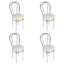 Nizza étkezőszék króm + sonoma 4 db bútor