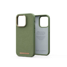 Njord byELEMENTS Suede Comfort+ iPhone 14 Pro tok zöld (NA43CM06) (NA43CM06) tok és táska