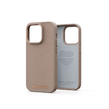 Njord Fabric Apple iPhone 14 Pro Szilikon Tok - Arany tok és táska