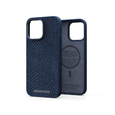 Njord Salmon Leather MagSafe Apple iPhone 14 Pro Max Bőr Tok - Kék (NA44SL01) tok és táska