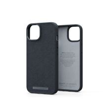 Njord Suede Comfort Apple iPhone 14 Pro Szilikon Tok - Fekete tok és táska