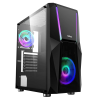 Njoy Fort számítógépház RGB TG fekete