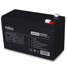 Njoy GP09122F (12V/9Ah, T2/F2, zárt, gondozás mentes, AGM) szünetmentes akkumulátor szünetmentes áramforrás