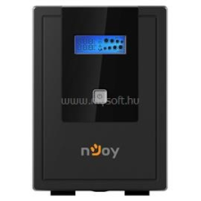 Njoy Szünetmentes 1500VA - Cadu 1500 (4 Schuko, line-interaktív, USB menedzsment, RJ11/45 vonalvédelem(1Gb/s), fekete) (UPCMTLS615HCAAZ01B) szünetmentes áramforrás