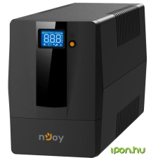 Njoy Szünetmentes + AVR Horus Plus 600, 600VA, 360W, Line-Interactive, LCD Touch display hosszabbító, elosztó
