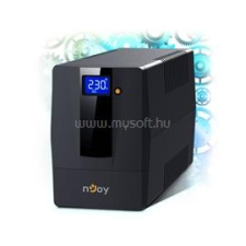 Njoy UPS + AVR Horus Plus 600, 600VA, 360W, Line-Interactive, Szünetmentes tápegység, LCD Touch display (PWUP-LI060H1-AZ01B) szünetmentes áramforrás