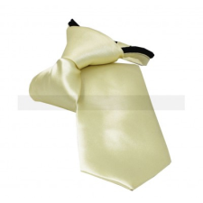  NM Állítható szatén gyerek/női nyakkendő - Halványsárga nyakkendő