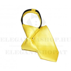 NM Állítható szatén gyerek/női nyakkendő - Sárga