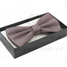  NM Díszdobozos csokornyakkendő - Rózsaszín-fekete aprómintás ajándéktárgy