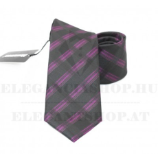  NM normál nyakkendő - Lila-fekete