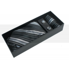  NM nyakkendő szett - Fekete csíkos nyakkendő