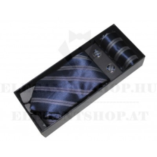  NM nyakkendő szett - Sötétkék csíkos nyakkendő