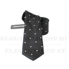  NM slim nyakkendő - Fekete-fehér pöttyös
