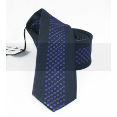  NM slim nyakkendő - Kék kockás